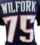 Nike Men's New England Patriots Vince Wilfork #75 Navy NFL Shirt Size Small