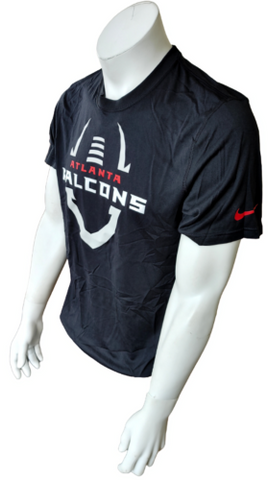 Nike Dri-Fit Men's Atlanta Falcons Football Black Short Sleeve Shirt Size M