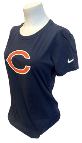 Nike Women's Chicago Bears Brian Urlacher #54 NFL Navy Slim Fit Shirt Size M