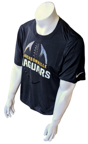 Nike Dri-Fit Men's Jacksonville Jaguars Football Black Short Sleeve Shirt Size L