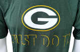 Nike Dri-Fit Men's Green Bay Packers Just Do it NFL Green Shirt Size Small