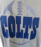 Nike Dri-Fit Men's Indianapolis Colts NFL Football Gray Shirt Size Large