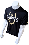 Nike Dri-Fit Men's New Orleans Saints Football NFL Black Shirt Size Medium