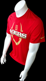 Nike Dri-Fit Men's San Francisco 49ers NFL Football Red Shirt Size Small