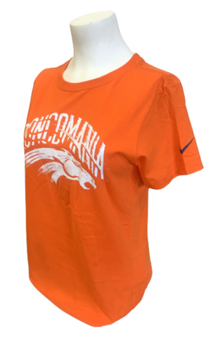 Nike Women's Denver Broncos Broncomania NFL Football Orange Slim Fit Shirt M