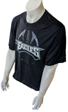 Nike Dri-Fit Men's Philadelphia Eagles Football Black Short Sleeve Shirt Size L