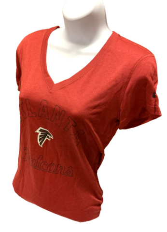 Nike Dri Fit Women's Atlanta Falcons Red Short Sleeve Shirt NFL Football T-Shirt