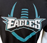 Nike Dri-Fit Men's Philadelphia Eagles Football Black Short Sleeve Shirt Size M