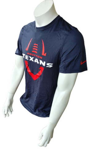 Nike Dri-Fit Men's Houston Texans NFL Football Navy Short Sleeve Shirt