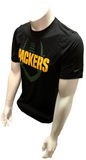 Nike Dri Fit Men's Green Bay Packers Black Short Sleeve Shirt NFL T-Shirt