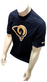 Nike NFL Team Apparel Men's Los Angeles Rams Navy Shirt Short Sleeve T-Shirt L