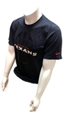 Nike Dri Fit Men's Houston Texans Football Navy Short Sleeve Shirt NFL T-Shirt