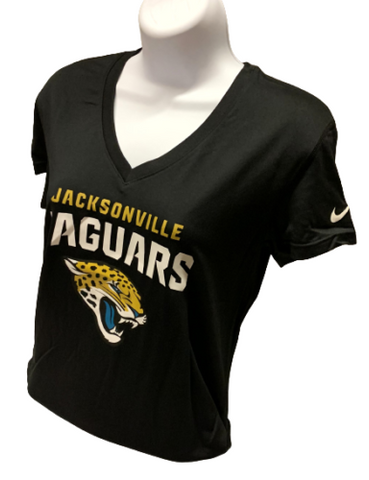 Nike Dri Fit Women's Jacksonville Jaguars Black Short Sleeve Shirt NFL T-Shirt