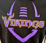 Nike Dri-Fit Men's Minnesota Vikings Football Black Short Sleeve Shirt Size L