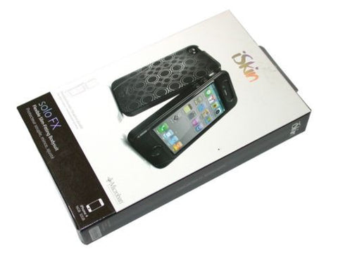 New iSkin Solo FX Case for iPhone 4 - Carbon Black SOLOFX4-CN5 - FREE SHIPPING