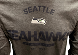 Nike Men's Seattle Seahawks Gray Long Sleeve Shirt NFL T-Shirt