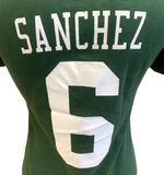 Nike Women's New York Jets Mark Sanchez #6 NFL Green Slim Fit Shirt Size X-Small