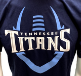 Nike Dri Fit Men's Tennessee Titans Football Navy Short Sleeve Shirt NFL T-Shirt