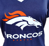 Nike Dri-Fit Women's Denver Broncos Navy Short Sleeve Shirt Size Medium