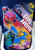 Disney Men's Big Hero 6 Navy Short Sleeve Shirt Size Large