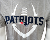 Nike Dri-Fit Men's New England Patriots Football Gray Short Sleeve Shirt Size S