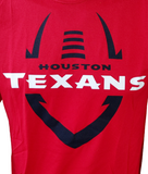 Nike Dri-Fit Men's NFL Houston Texans Football Red Short Sleeve Shirt Size Small