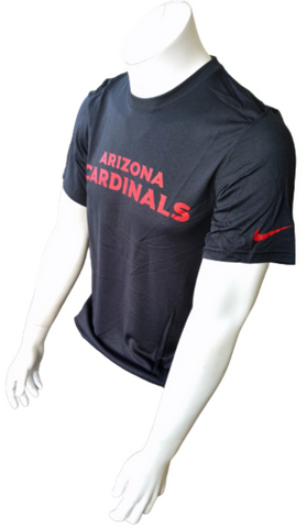 Men's Nike Tee Dri-Fit Arizona Cardinals Short Sleeve Shirt Black Size  Large