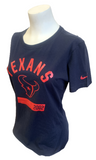 Nike NFL Team Apparel Women's Houston Texans 2002 Navy Shirt Size Medium