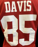 Nike Men's San Francisco 49ers Vernon Davis #85 Red NFL Football Shirt Size M