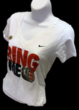 Nike Women's Boston Red Sox White Short Sleeve Shirt Ring Me T-Shirt