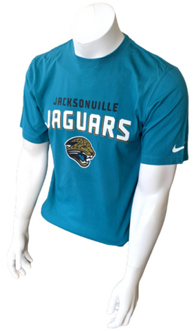 Nike NFL Team Apparel Men's Jacksonville Jaguars Teal Short Sleeve Shirt Size S