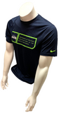 Nike Dri Fit Men's Seattle Seahawks Navy Short Sleeve Shirt NFL Football T-Shirt