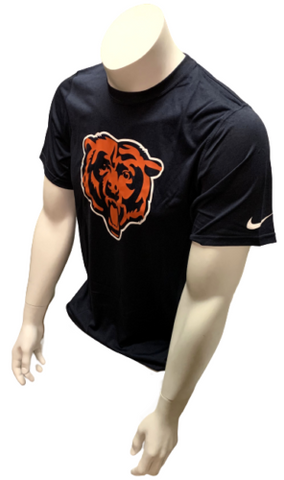 Nike Dri Fit Men's Chicago Bears Navy Short Sleeve Shirt NFL Football T-Shirt