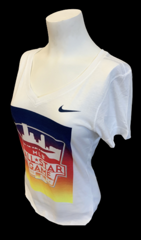 Nike Women's MLB All-Star Game 2014 White Slim Fit Baseball Shirt