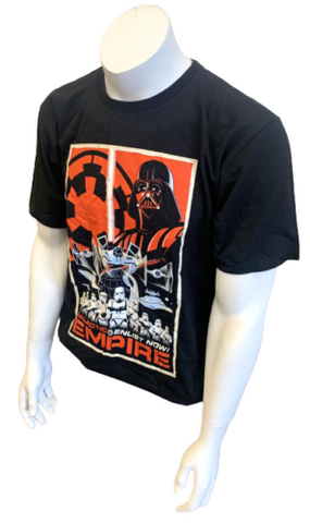 Disney Men's Star Wars Galactic Empire Enlist Now Black Shirt Size Medium