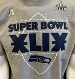 Nike Men's Error Seattle Seahawks Super Bowl XLIX Player List Gray NFL Shirt