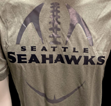 Nike Dri Fit Men's Seattle Seahawks Football Gray Short Sleeve Shirt NFL T-Shirt