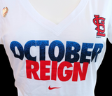 Nike Women's St. Louis Cardinals October Reign Slim Fit White Shirt