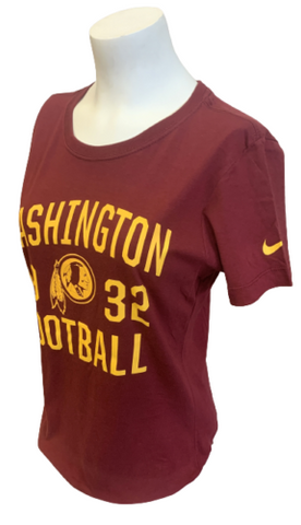 Nike Women's Washington Redskins Football 1932 Burgundy Slim Fit Shirt Size M