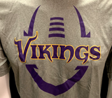 Nike Dri Fit Men's Minnesota Vikings Black Short Sleeve Shirt NFL T-Shirt