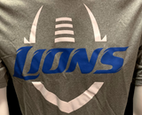 Nike Dri Fit Men's Detroit Lions Football Gray Short Sleeve Shirt NFL T-Shirt