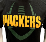 Nike Dri Fit Men's Green Bay Packers Black Short Sleeve Shirt NFL T-Shirt