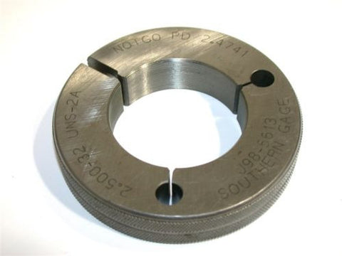 SOUTHERN TOOL NO GO THREAD RING GAGE 2.500"-32 UNS-2A