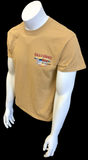 Disney Cruise Lines Men's Castaway Cay Bahamas Laid Back Mickey Tan Shirt