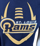 Nike Dri-Fit Men's NFL St. Louis Rams Football Navy Short Sleeve Shirt Size S