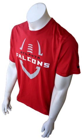 Nike Dri-Fit Men's NFL Atlanta Falcons Football Red Short Sleeve Shirt Size L