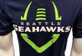 Nike Dri Fit Men's Seattle Seahawks Navy Short Sleeve Shirt NFL Football T-Shirt