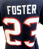 Nike Women's Houston Texans Arian Foster #23 Navy Slim Fit Shirt Size Large