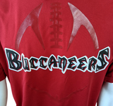 Nike Dri-Fit Men's Tampa Bay Buccaneers Football Red Short Sleeve Shirt Size L