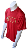 Nike Dri-Fit Men's San Francisco 49ers Engineered Red Short Sleeve Shirt Size XL